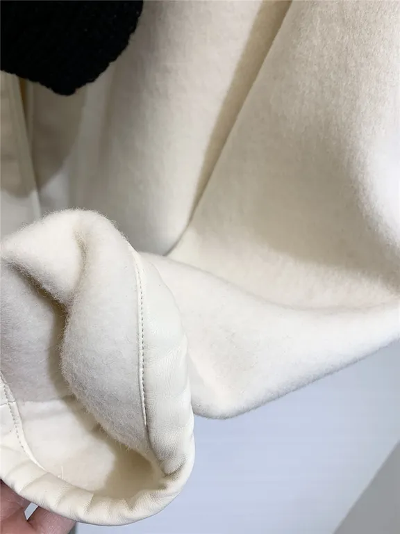 Jil sander scarf wool coat